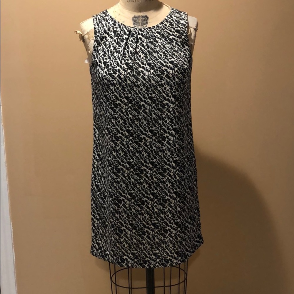 Black and White Sheath Dress